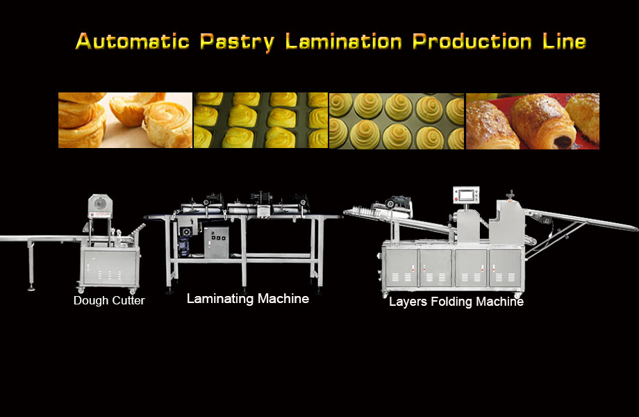  Automatic Pastry Lamination Bread Production Line